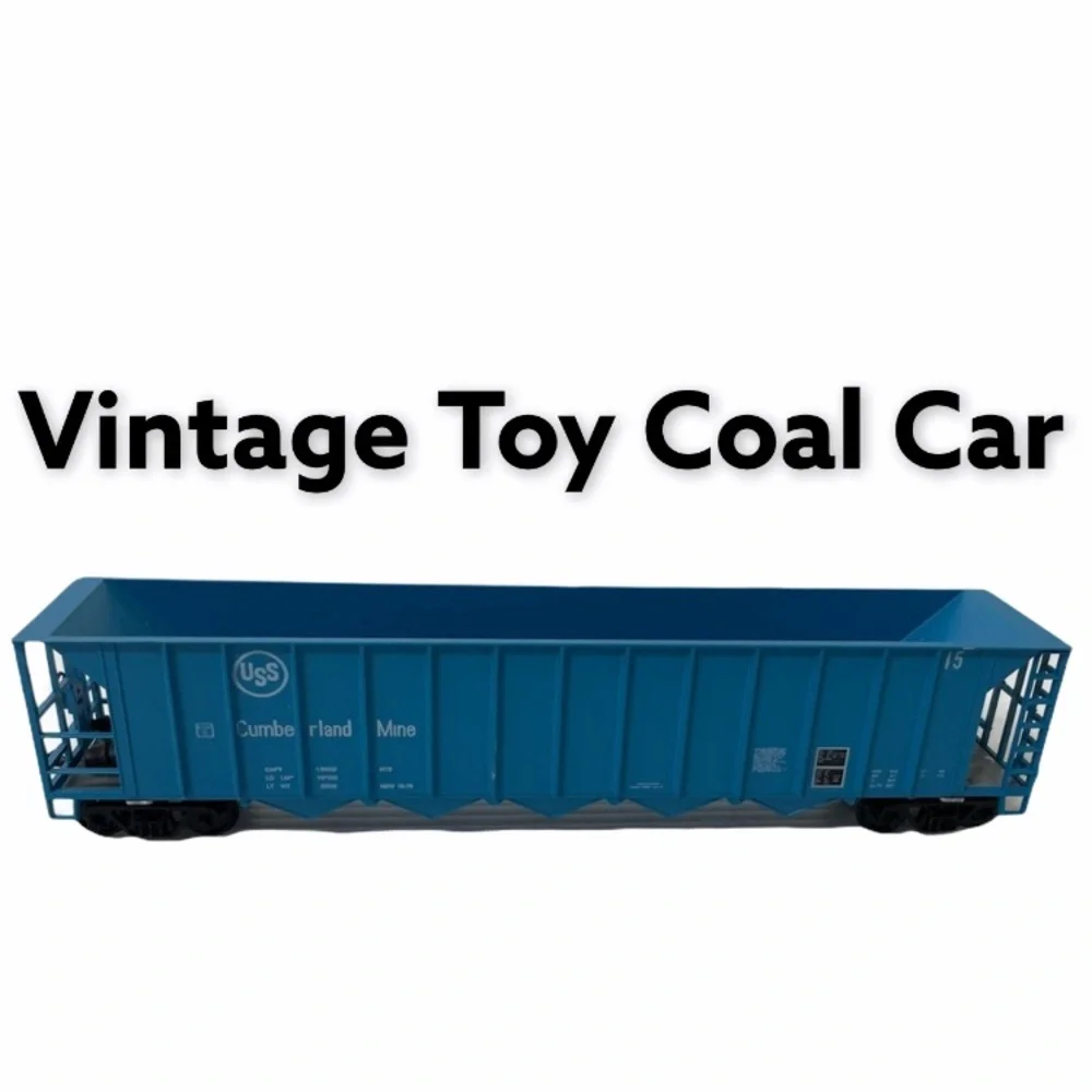 Vintage Toy Coal Car Cumberland Mine US Steel Coal Mining Miner Train Collectors
